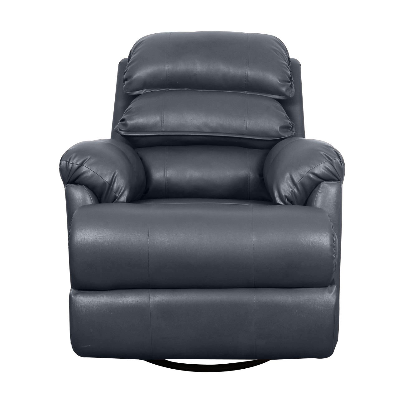 VLF RC- 011 Rocking Revolving Recliner, Fully Comfortable & Durable, Single Seater Sofa, Living Room Recliner Chair, Thickened Padded Arm/Back(Grey) - Image 2