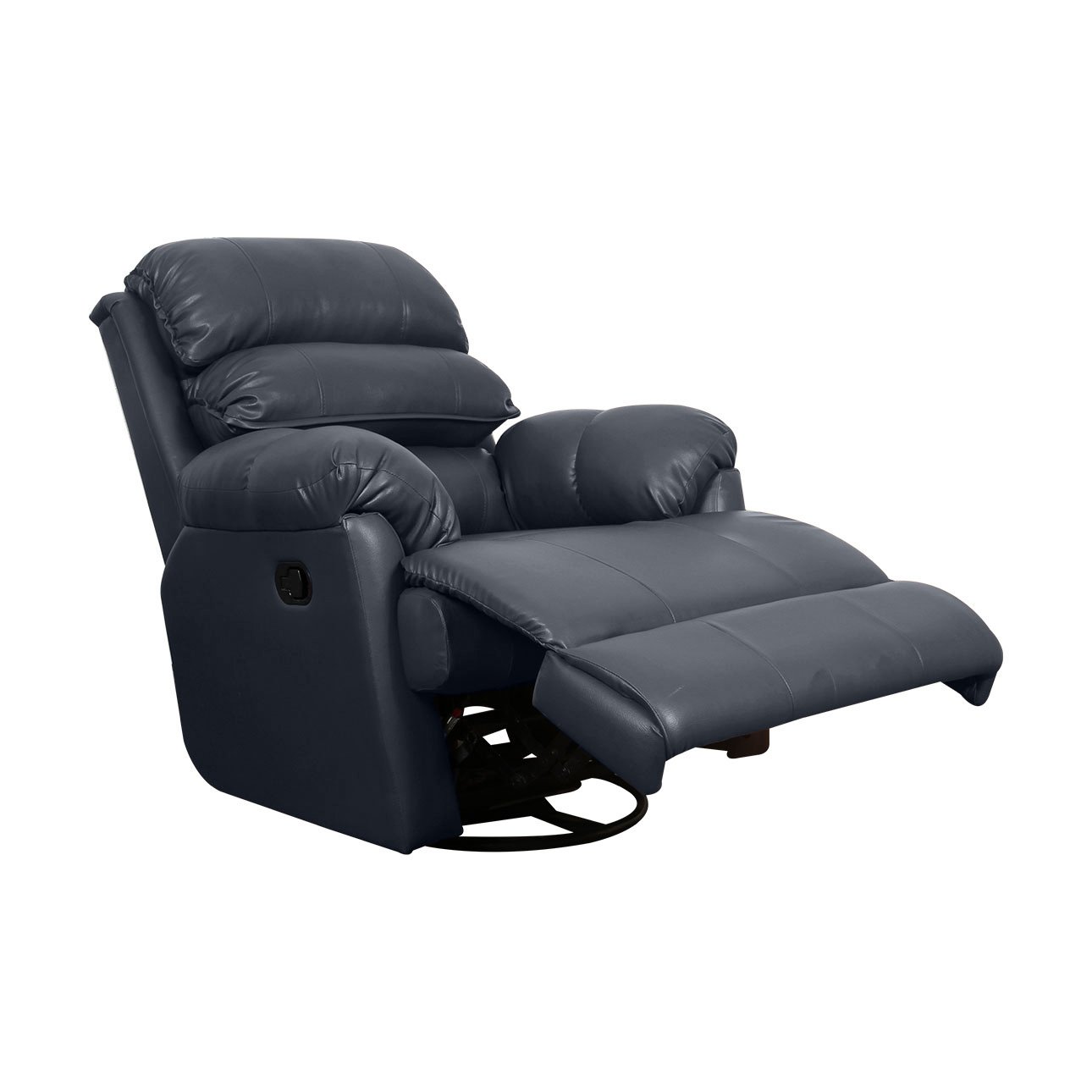 VLF RC- 011 Rocking Revolving Recliner, Fully Comfortable & Durable, Single Seater Sofa, Living Room Recliner Chair, Thickened Padded Arm/Back(Grey) - Image 3