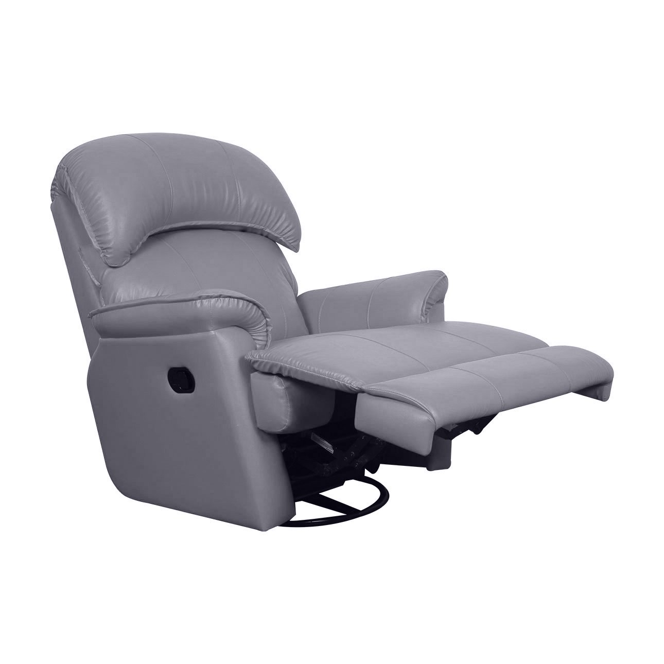 VLF RC- 013 Rocking Revolving Recliner, Fully Comfortable & Durable, Single Seater Sofa, Living Room Recliner Chair, Thickened Padded Arm/Back(Grey) - Image 3