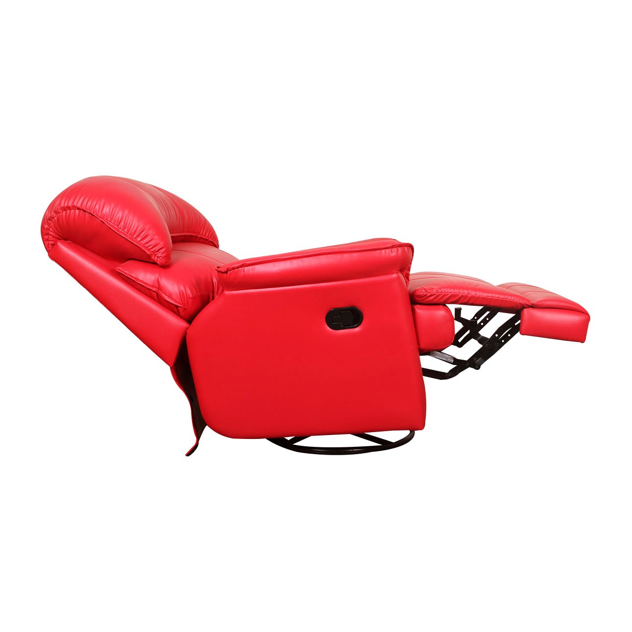 VLF RC- 013 Rocking Revolving Recliner, Fully Comfortable & Durable, Single Seater Sofa, Living Room Recliner Chair, Thickened Padded Arm/Back(Red) - Image 5